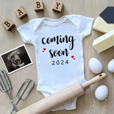 Announced Pregnancy 2024 Newborn Baby Romper