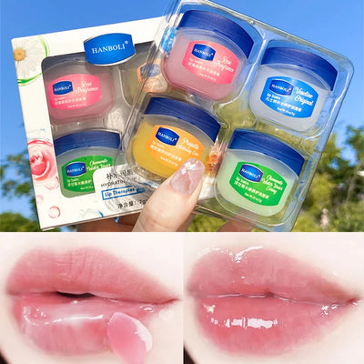 4/1Pcs Natural Lip Balm Moisturizing Lipstick
