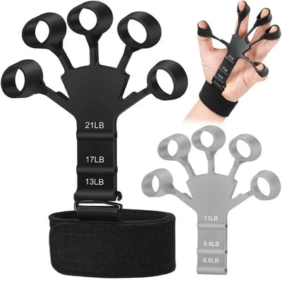 Silicone Gripster Hand Grip Finger Power Strengthener Stretcher