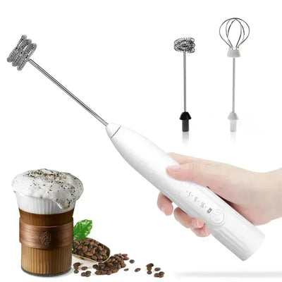 2 in 1 USB Rechargeable Electric Egg Beater
